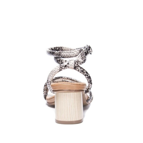 CHINESE LAUNDRY Printed Leather Strappy Sandals - Picture 4 of 5